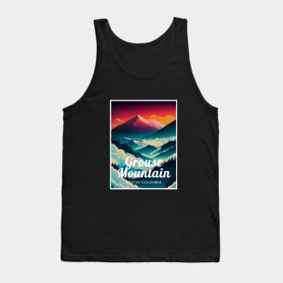 Grouse Mountain British Columbia Canada Ski Tank Top